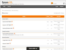 Tablet Screenshot of forums.dynamictwain.com